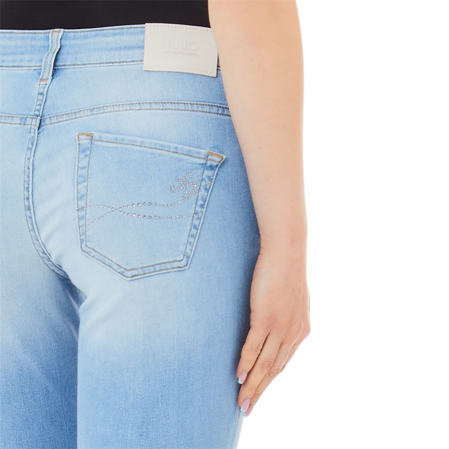 Jeans skinny cropped monroe da donna Liu Jo | UA5159DS80078850